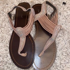 Tan sandals